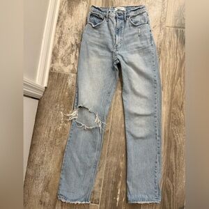 Abercrombie & Fitch The 90s straight ultra high rise